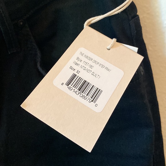 Mother Denim Insider Crop Step Fray in color “Not Guilty”. NWT - Picture 4 of 4